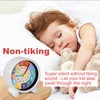 LURICO Children's Alarm Clock Without Ticking Children's Alarm Clock Digital