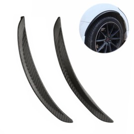 Universal Overfender Auto Fender Molding Wheel Mud Guards Set of 2 Rugged Scratch Resistant Tight Fit High Strength Toughness Auto Truck Decorative Front and Rear Fender Mud Guards Mud Flaps