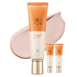 beautiful Sooryehan Bichek Jadan Sun Cream SPF50+ PA+++, 50ml, 3 pieces / 수려한 비책자단 선크림 SPF50+ PA+++, 50ml, 3개