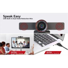 Unbranded v AV Access 1080P Webcam, HD Web Camera with Microphone & Privacy Cover, Plug an