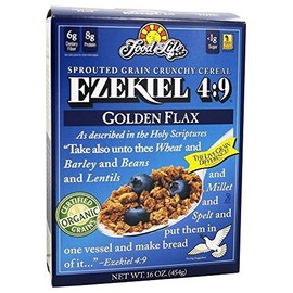Food For Life - Ezekiel 4:9 Sprouted Whole Grain Cereal Golden Flax - 16 oz by Food for Life