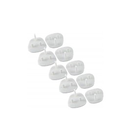 T&B® 20 Pieces Plug Socket Covers UK, Child Safety Plug Socket Covers Baby UK, Socket Protectors for Sockets UK - White