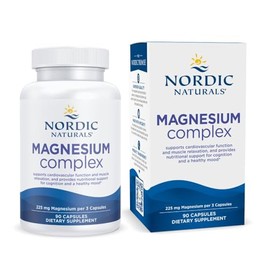 Nordic Naturals | Suplemento Alimenticio | Complejo de Magnesio | 90 Cápsulas | 100% Puro | Sin OMG
