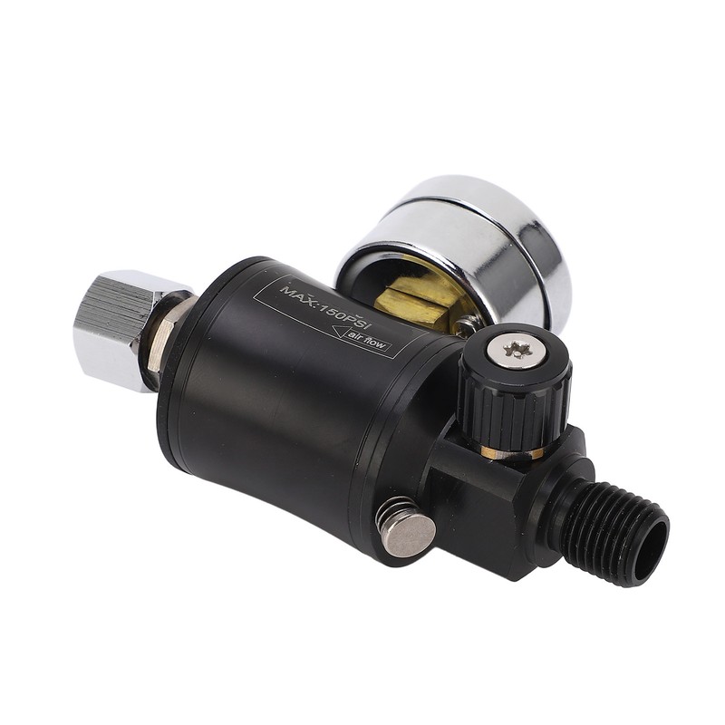 Air Pressure Regulator Filter Pneumatic Adjusting Valve with Gauge for