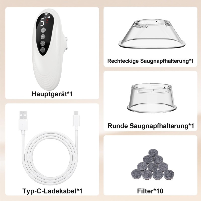 Qewher 3 in 1 Cupping Massager Modelling and Tightening