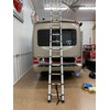 LANTRO JS Telescoping Extension Ladder 16.5FT, Aluminum Alloy Folding Ladder,