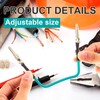 Tandefio 4 Pcs No Hands Wire Holder for Soldering Green