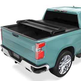 Soft Tri-Fold Truck Bed Tonneau Cover Fit for Chevy Silverado/GMC Sierra 1500 New Body Style 2019-2025, with 5.8 ft Bed(DO NOT FIT Multi-Flex Tailgate)