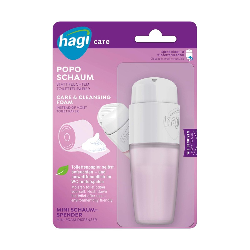 hagi Care & Cleansing Foam Instead of Wet Wipes: Released