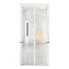 Striped White Magnetic Screen Door for Entryways Door Mosquito Net 90x200