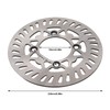220mm Disc Brake Rotor Steel Alloy ATV Brake Disc for