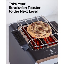 Revolution Toaster Warming Rack for Revolution Toasters, Easily Warm Up Pizza, Cookies, Croissants, Buns, Muffins, Pastries & More