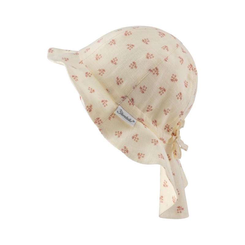 Sterntaler Girls' Children's Printed Flower Sun Hat, natural