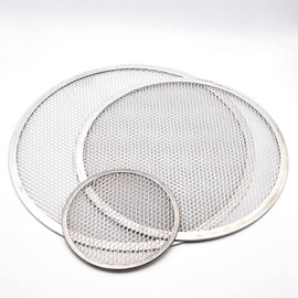 CENPEK 3PCS Bakeware Accessories Pizza Screen Aluminum Alloy Non Stick Mesh Net Baking Tray Cookware Kitchen Tool for Oven，6 inch+10 inch+12 inch