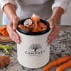 Perfnique Kitchen Compost Bin, 1.3 Gallon Countertop Compost Bin with