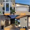 2Pack Motion Sensor Porch Light Outdoor, Exterior Lighting Fixture for