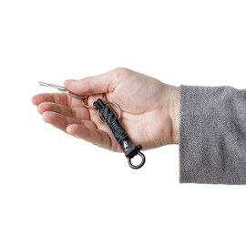 Wind Passion - Llavero de cuerda de paracaídas para hombres y mujeres, llavero náutico trenzado doble, resistente e impermeable para hombre, Azul, Talla única