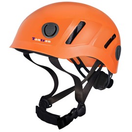 Tontron Adult Hiking Climbing Caving Work Helmet (Orange, Small)
