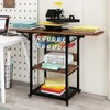 PUNCIA 3 Tier Movable Heat Press Table with Vinyl Roll