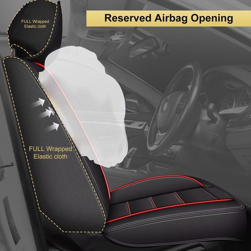 IKABEVEM Car Seat Covers Fit for GMC Canyon 2015-2024 2025: