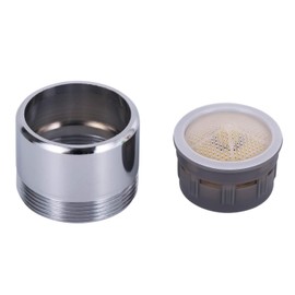 2 Pack 1.5 GPM Sink Faucet Aerator, Male and Female Dual Thread Aerator, Regular/Standard Size, Chrome by NIDAYE