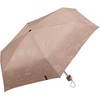 ESPRIT Ultramini Pocket Umbrella, Starburst Taupe Gray Metallic, patterned pouch