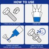 Thread Lock Blue and Red, Threadlocker Medium and High Strength,