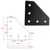 10Pcs 3030 Corner Bracket Joint Plate L Shape 5 Hole