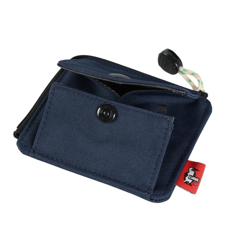 Chums CH60-3757 Men's L-Shaped Zip Wallet, blue