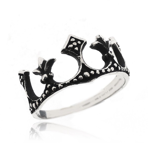Sovats Crown Tiara Princess Ring For Women 925 Sterling Silver