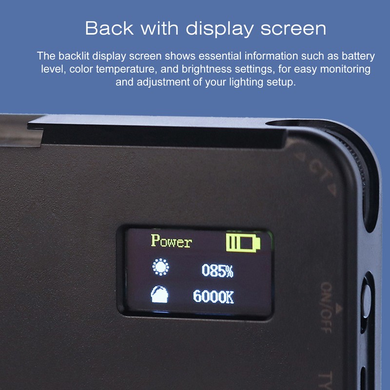 Tattoo Artwork Fill Light for Photos Brightness Dimmable Photography Mobile