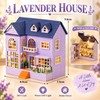 DIY Miniature House Kit with Furniture and LED Light, Wooden