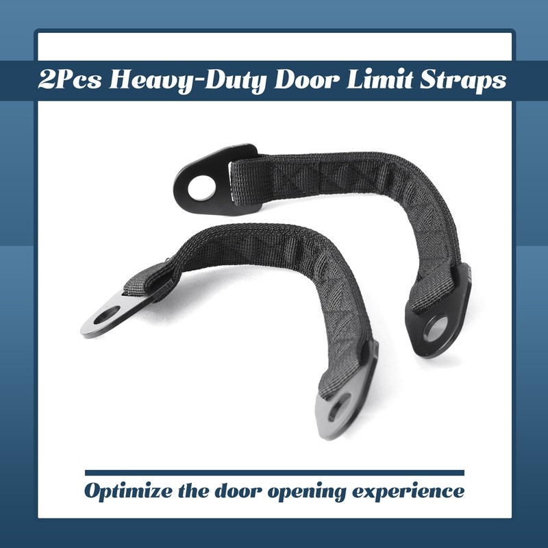 Esttlamer 2Pcs Heavy-Duty Door Limit Straps Compatible with Can-Am Defender,