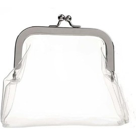 Clear Coin Purse Transparent Change Purse for Women, Multifunctional Mini Cosmetic Makeup Bags Portable PVC Kiss-Lock Clear Coin Wallet for Carrying Your Change Tools and Accessories Bags and Cases