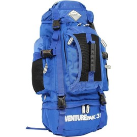 SiXsigma Sports Lightweight 35L Hiking Backpack for Men - Water Resistant, Multiple Pockets, Ideal Travel Rucksack, Small Camping Backpack, Perfect for Outdoor Adventures (Blue)