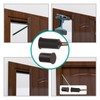 ECSiNG 6pcs Recessed Wired Magnetic Reed Switch Alarm - Embedded