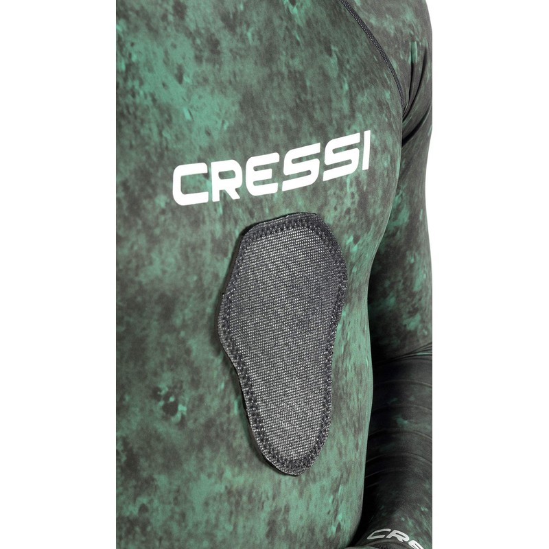 Cressi Unisex-Adult Hunter Rash Guard Shirt für Wassersport, Camo grün,