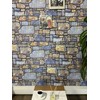 Dundee Deco 3D Wall Panels - Cladding Periwinkle Ginger Stone