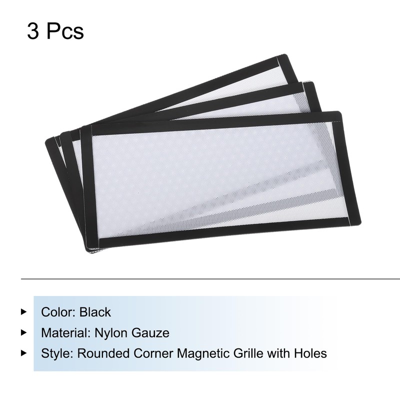 sourcing map Set of 3 PC Dust Filters, 240 x