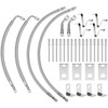 QWORK Dually Valve Stem Extenders Kit for 16-19.5" Dual Wheels