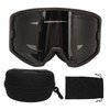 Ski Goggles Double Layer Sun Protection Anti Fog Adjustable Elasticity
