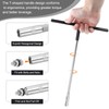 sourcing map 2pcs T-Handle Metric Socket Wrench 13mm CR-V 6-Point