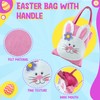 14Pcs Easter Party Favors, Reusable Gift Bags with Handles &
