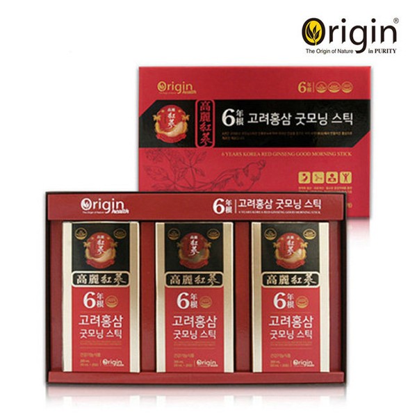 Abottle 6-year-old Korean Red Ginseng Good Morning Stick 10ml 30 packs