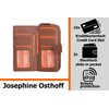Josephine Osthoff Bremen Compact Genuine Leather Wallet with RFID Protection,