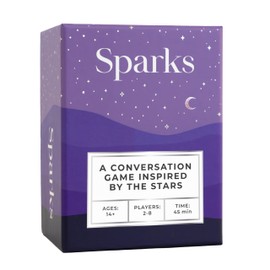 Sparks - A Conversation Game Inspired by The Stars | 2-8 Players, Conversation Cards for Couples, Friends, Family - Card Games for Couples and Adults