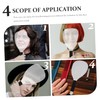 FRCOLOR 4Pcs Masks Hair Cutting Handheld Plastic Hairdressing Shield for