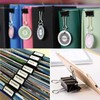 170 Pcs Binder Clips Assorted Sizes, Black Large, Medium, Small