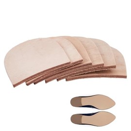 SUPERFINDINGS SUPERFINDINGS 6Pcs Leather Shoe Repair Heel Replacement Out Soles Pad 4mm(5/32 Inch) Thick Anti-Slip Shoe Pads Non-Skid Sole Protector Heels Shoe Grips for Bottom of Shoes Boots Heels