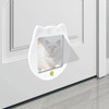 Pet Flap Door 4 Way Locking Noiseless Weather Resistant Cat